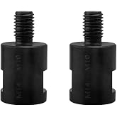 Bestgle 2 Pcs Angle Grinder Adapter M14 to M10 Cutting Tool Accessories Female Thread Adapter Converter Adapt Shaft Connector