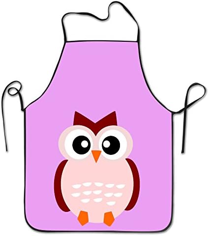Cartton Owl Cute Colorful Kitchen Woman Aprons Cute Bib Aprons Aprons For Women With Pockets Aprons For Men Waiter