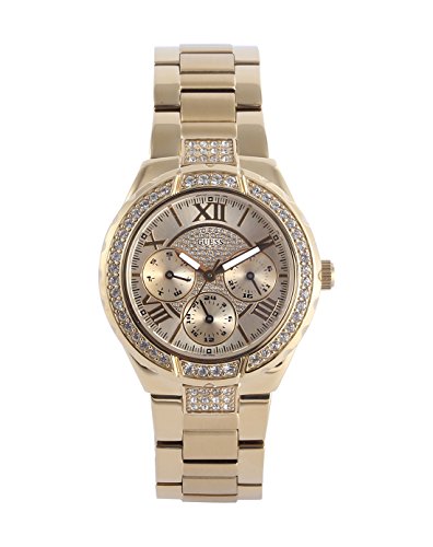 Guess Damen-Armbanduhr Edelstahl XS Ladies Sport Analog Quarz W0111L2 Guess Damen-Armbanduhr Edelstahl XS Ladies Sport Analog Quarz W0111L2