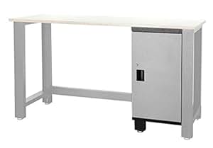 XXL Werkbank mit versiegelter Sperrholzplatte sowie abschließbarem