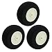 Produktbild sourcingmap 3Pcs DIY RC Flugzeug Teile Plastik Nabe Schwamm Rad Reifen 50mmx18mm
