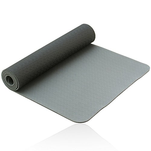 Yogamatte LOTUS PRO, auch für Gymnastik, Pilates und Fitness, weiche und rutschfeste TPE Matte, hypo-allergen, 100% recyclebar