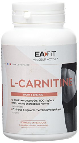 EAFIT Lcarnitine Complément Alimentaire Minceur 90 Gélules