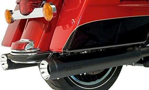 Kerker Stout Slip-On Mufflers Black (Harley Davidson Touring 1995-2009)