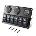 Produktbild Tree-on-Life 6-Gang Auto Auto Fahrzeug Marine Boot wasserdichte Schaltung LED-Licht Wippschalter Panel Breaker mit Seal-Cap 12-24V Rocker Panel