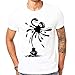 Produktbild MKDLJY T Shirts Neue Sommer Männer T-Shirt Lustige Design Atmungsaktiv Weißes T-Shirt Männliche Mode T-Shirt Tinte Krake