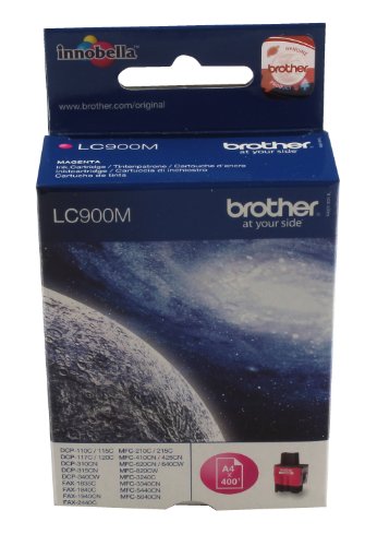 Brother Original Tintenpatrone LC-900M magenta (kompatibel mit verschiedenen Brother DCP- und MFC-Modellen)