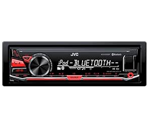Jvc Kd X330bt Usb Aux Mp3 Bt Car Stereo Single Din Amazon In Electronics
