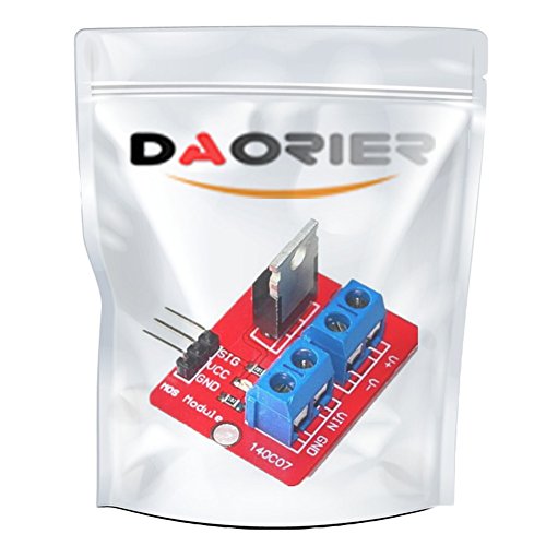 DaoRier IRF520 Mos Fet Treiber Modul für Arduino ARM Raspberry Pi DC 5V/3.3V PWM Ausgabe - 7