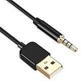 【Aufladen und Datenübertragung 2 in 1】 Mit diesem 3,5 mm Klinkenstecker und USB 2.0 Buchse können Sie keine Sorgen dafür machen, dass Sie den Produkt Lade und synchronisiere Daten gleichzeitig machen können.