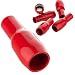 Produktbild AUPROTEC 10x Isolationstülle für Kabelschuhe 0,5 mm² - 1,5 mm² rot V005 PVC Isolation für unisolierte Rohrkabelschuhe Quetschkabelschuhe Ring-Kabelverbinder Gabelschuhe Flachsteckverbinder Rundsteckverbinder uvm.