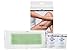 Body Hair Removal Wax Strips formulated for the care of dry and sensitive skin, enriched 100 % ecological Green Tea and mint 12 body Wax Strips