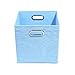 Modern Littles Folding Storage Bin (Sky Solid Baby Blue)