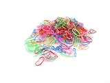 Pack of 250 Small Mini Hair Elastics Polyurethane Braiding Bands for Dreads Cornrows Braiding (Neon)