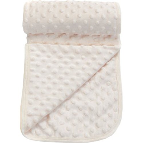 Cream Baby Bedding Fleece Bubble Popcorn Blanket Soft Touch