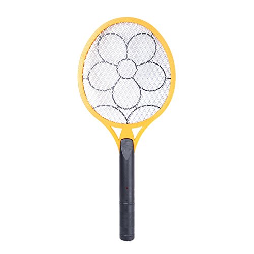 Preisvergleich Produktbild Elektrische Fliegenklatsche Mückenklatsche Insektenschläger Insektenvernichter Fliegenfänger Zapper Rauchfrei Geruchlos Insekten Mörder für Mücken Fliegen