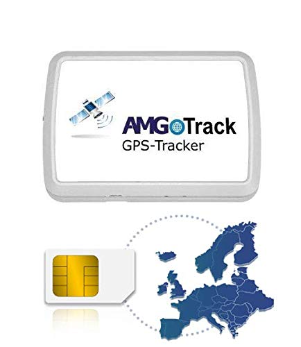 AMG Traceur GPS Longue durée 6 Mois Autonomie de la Carte SIM Europe