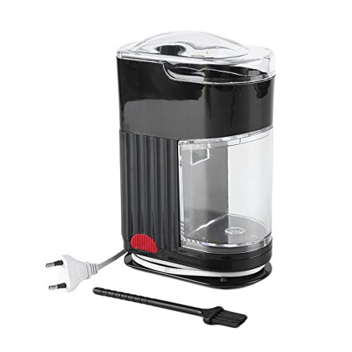 Preisvergleich Produktbild Multifunktionale Elektrische Haushaltskaffeemühle Edelstahl Bean Spice Maker Schleifmaschine Schnelle Kaffeemühle Eu-stecker (schwarz)