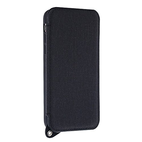Gozing Étui pour iPhone X, Étui Portefeuille pour iPhone X, Housse Portefeuille en Cuir PU Premium avec Fentes pour Cartes et Support pour Apple iPhoneX -Noir