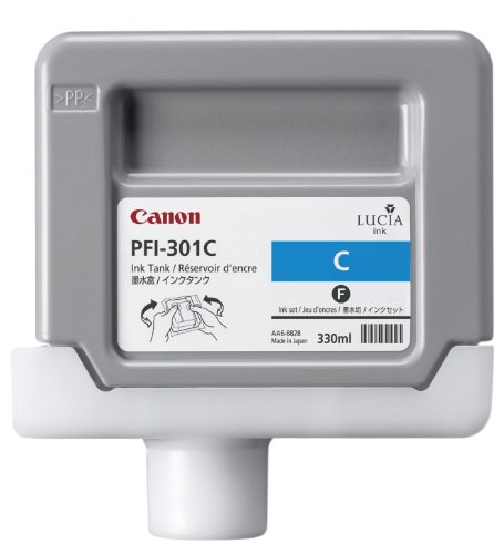 Canon PFI-301C Cartouche d'encre d'origine Cyan