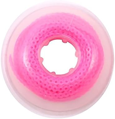 Dental Orthodontic Elastic Rubber Chain Ultra Power Continuous Chains (pink, Middle distance)