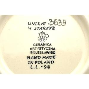 Polish Pottery Mug – 16 oz. Bistro – Unikat Signature U3639