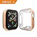 Price comparison product image Cerike Case for Apple Watch 40mm Screen protector, Soft Slim Full-Around TPU Protective Cover accessories for iWatch Smartwatch (40MM, Rose Gold)