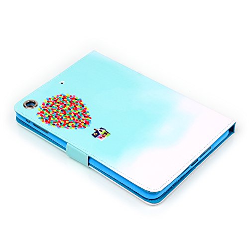 iPad Mini 3 Hülle, Deenor Colorful Classic Design PU Leder Stand Schutzhülle Hülle für Apple iPad Mini 1/2/3 Generation. (Colored balloons) - 7