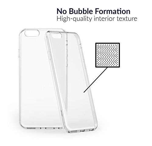 Funda transparente de silicona para iPhone 7   8    Carcasa ultra delgada y ligera    Ajuste perfecto    Skin case de TPU resistente UTECTION  