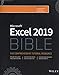 Produktbild Excel 2019 Bible (Bible (Wiley))