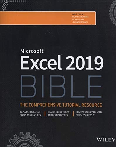 Preisvergleich Produktbild Excel 2019 Bible (Bible (Wiley))