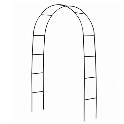 Rosenbogen Metall grün 240x130x37 cm Garten Rankhilfe Rankgitter Torbogen Ranksäule