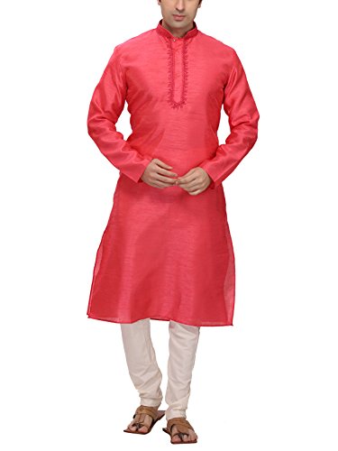 RG DESIGNERS Art Silk Kurta Set For mens