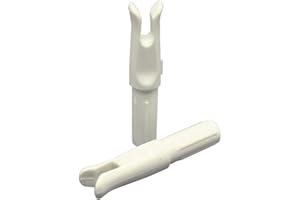 ACCMOS 50 pcs Rapid Shooting Archery Nocks Wide Open Angle Arrow Nock, For ID 6.2 mm Carbon Fiberglass Arrow Shaft DIY Archery Accessory