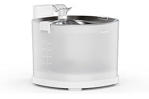 Cheerble Elfin E1+ fontanna do picia dla kota 2 l, bezprzewodowa i bezpompowa, z technologią MagDrive™, miska do picia ze stali nierdzewnej, automatyczne wydawanie wody, łatwa do czyszczenia