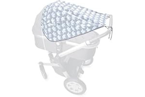 LIEBES VON PRIEBES Wende- Schattenspender Johanna, mit UV-Schutz, Elefanten grau