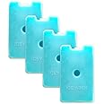Pack Of 4 Icey-Tek SMALL Gel Ice Packs. For Cool Boxes, Cooler Bags, Commercial, Fishing & Catering. Five Star Rated Company & Products.