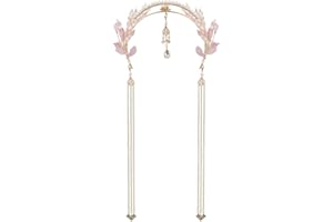 SOIMISS Copricapo cinese Hanfu Gioielli per Capelli: Tiara Tradizionale con Nappa Lunga per Partito, Costume, Matrimonio - Foto Puntelli di Scena