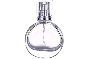 Genomskinlig, rund flaska, parfymsprayflaska, 30 ml