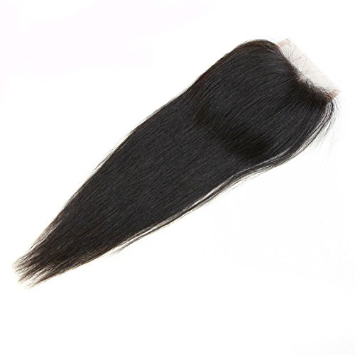 [Promotion Deal]Sunny 4*4 inch Brazilian Straight Hair Lace Top Closure 16inch Remy Human Hair Closure Free Part