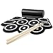 Produktbild AIYIOUWEI Tragbare 9 Pads + 2 Pedale Elektronisches Roll-up-Drum-Set-Kit mit Eingebauten Lautsprechern, Trommel Stöcken und Stromversorgung