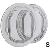 PC2-C-ProKatzenklappe, Hundeklappe für den Einbau in Glas, Holz, Metall