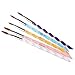 Tinksky 5pcs Nail Art Gel Acrylic Brushes Set Carving Pen Brush Liquid Powder DIY No.12.10.8.6.4