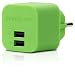 Produktbild Speedlink Turax Steckdosen-Ladegerät mit zwei USB-Anschlüssen (Paralleler Betrieb von 2,4A und 1A) grün