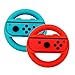 Produktbild Steering Wheel for Nintendo Switch Joy-Con, Wheel Grip Controller Grips for Switch Controller (Blue + Red)