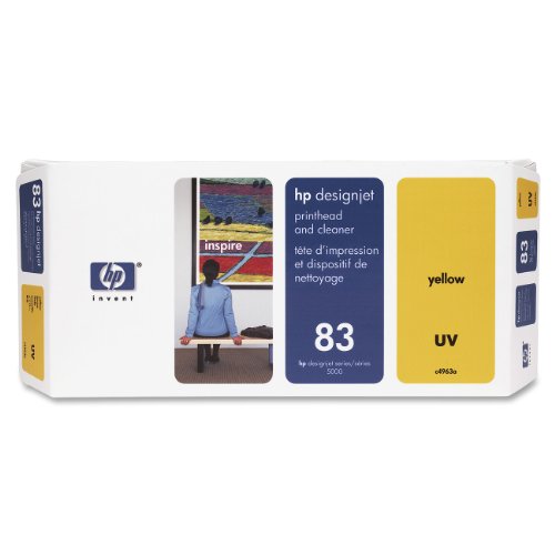 HP 83 Tête d'impression d'origine avec nettoyeur 1 x jaune
