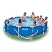 Produktbild omcon (TM) Intex 28211eg Familie Größe Rahmen Rund Metall Pool Set, 12 'x 76,2 cm