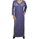 Indiatrendzs Women Winter Nighty Fleece Hosiery Nightwear Warm Nightgown 44"