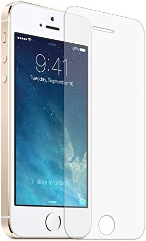 LONVIPI® iPhone SE / 5s / 5 Protector Premium Tempered Glass Screen Cover All The Display Screen Scratch Resistant 9H Hardness and Easy Bubble-Free Installation LONVIPI®