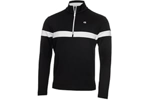 Calvin Klein Hombre Scale CK Insul-Lite Rendimiento 1/2 Zip Golf suéter